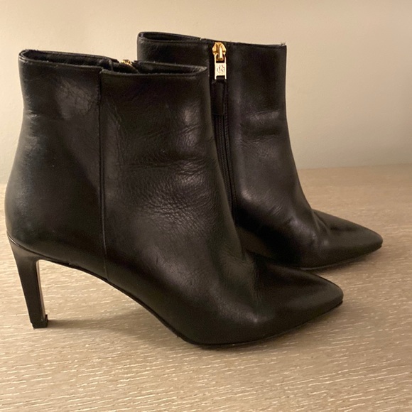 L.K Bennett black calf leather booties - Picture 1 of 3